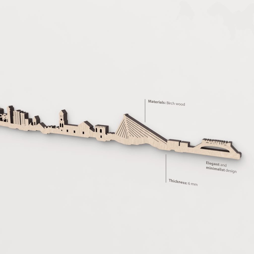 Vetado de la madera natural en el skyline Marbella.