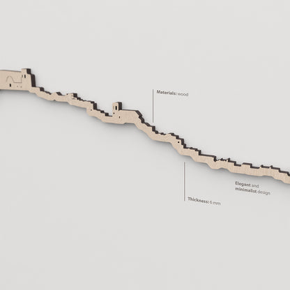 Vetado de la madera natural en el skyline Peñíscola.