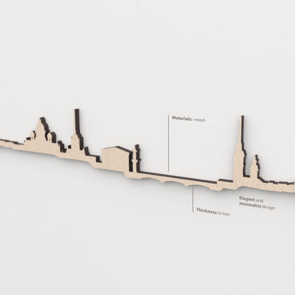 Textura y veta de la madera de abedul natural del skyline Saint Petersburg.