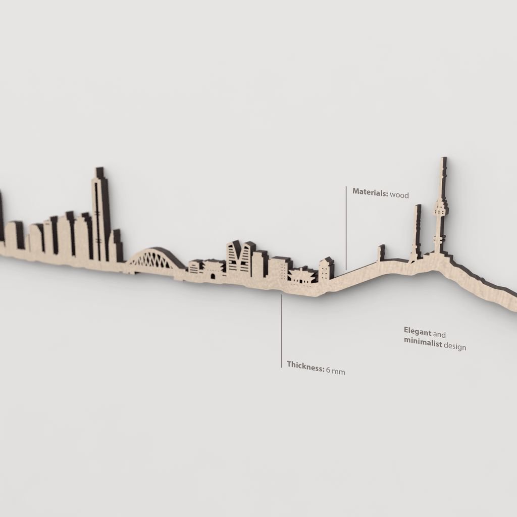 Textura y veta de la madera natural del skyline de Seoul.