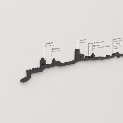 Skyline Ávila – detalle de la Espadaña del Carmen en madera negra.