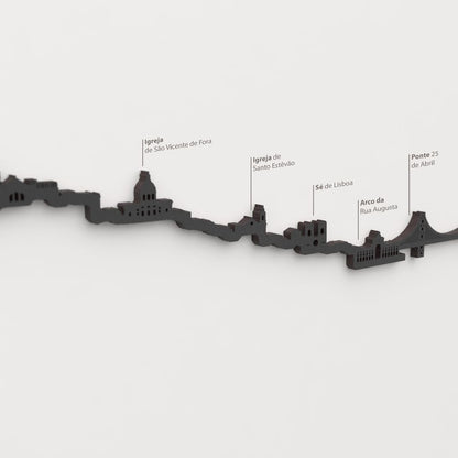 Skyline Lisboa – detalle de la Igreja de São Vicente de Fora en madera negra.