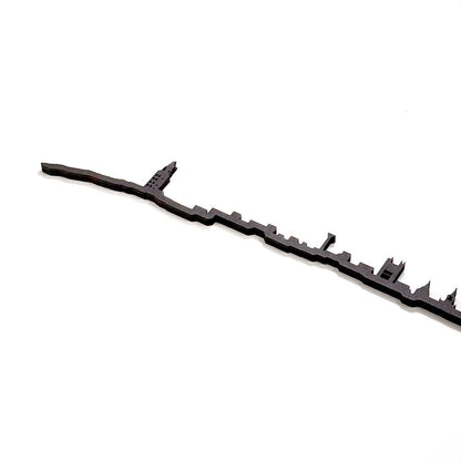 Skyline A Coruña skyline in wood - Skylinecity