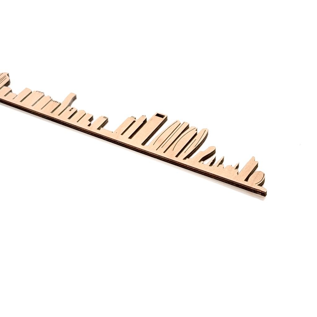 Skyline Abu Dabi skyline in wood - Skylinecity