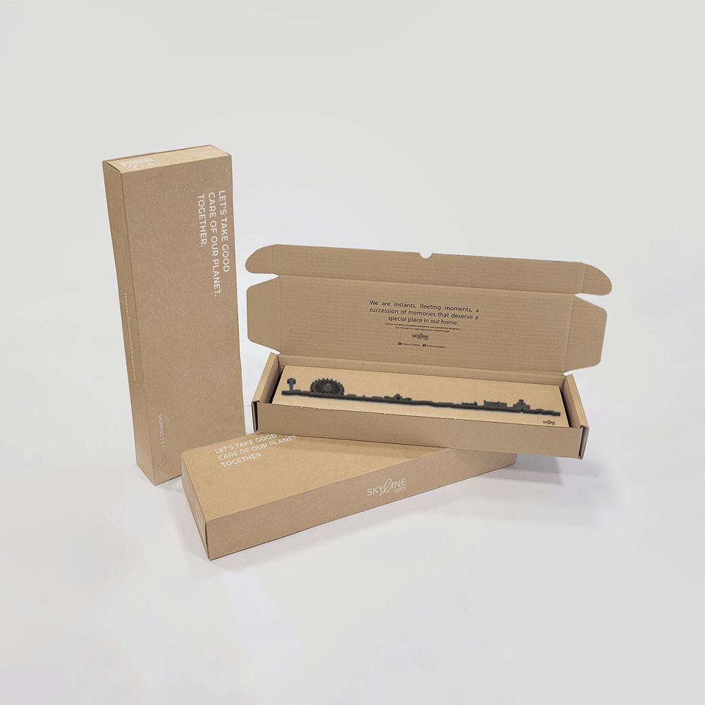 Skyline Albacete skyline in wood - Skylinecity