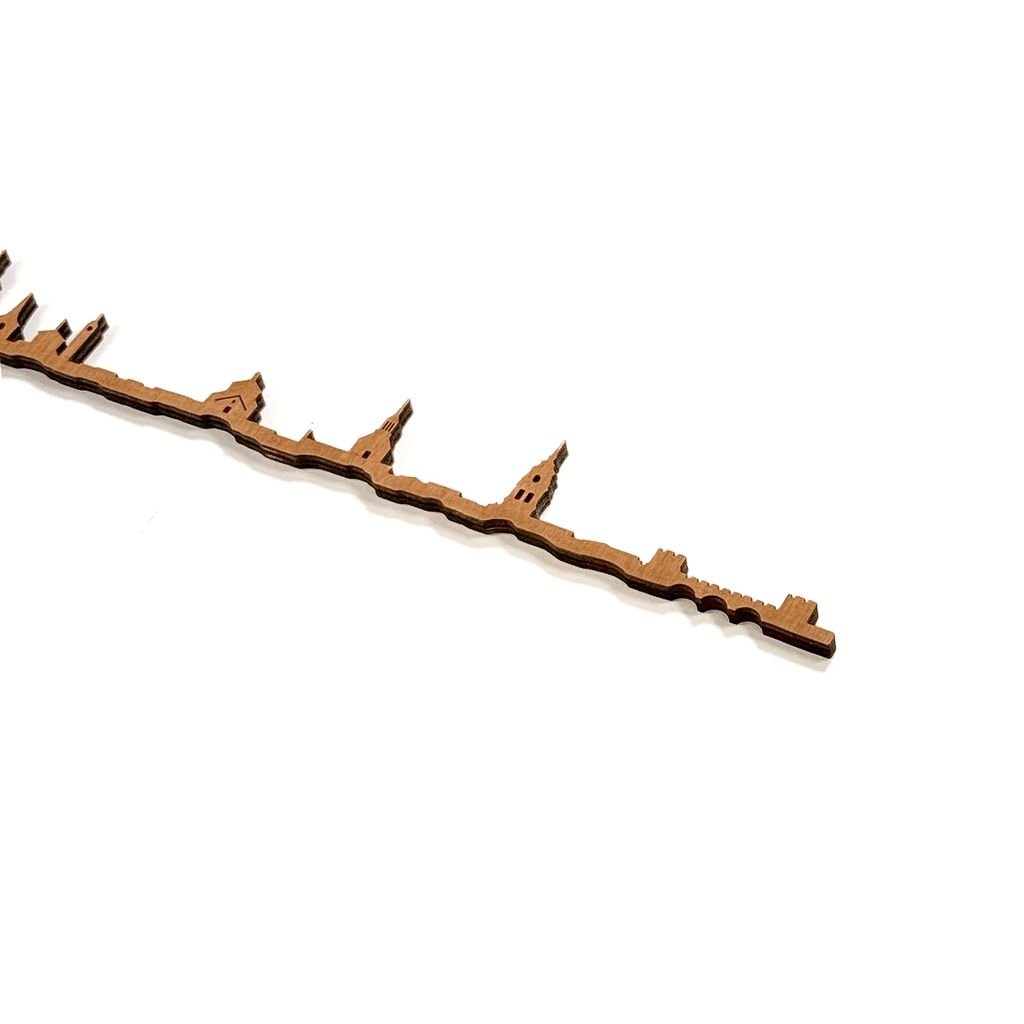 Skyline Alcalá de Henares skyline in wood - Skylinecity