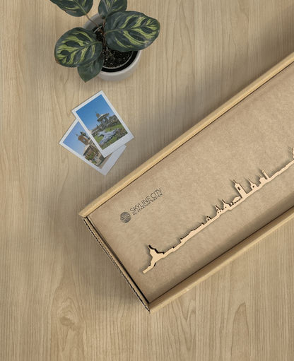 Skyline Alcalá de Henares skyline in wood - Skylinecity