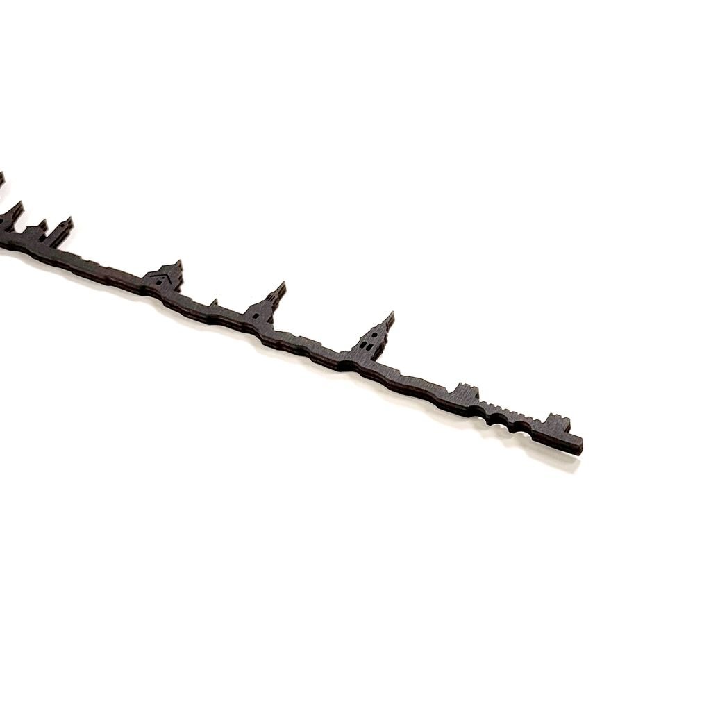 Skyline Alcalá de Henares skyline in wood - Skylinecity