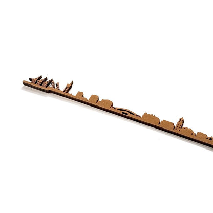 Skyline Algeciras skyline in wood - Skylinecity