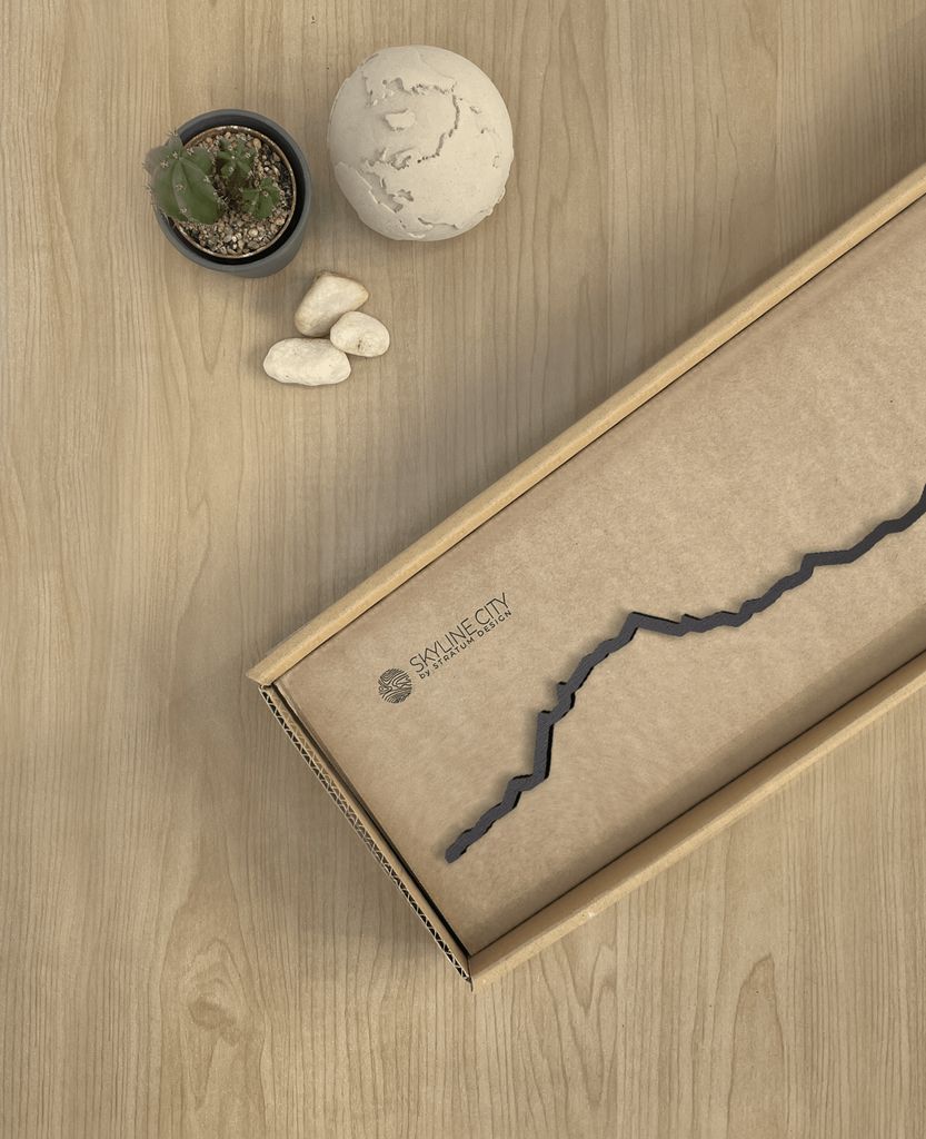 Skyline Alpes skyline in wood - Skylinecity