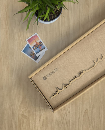 Skyline Bangkok skyline in wood - Skylinecity