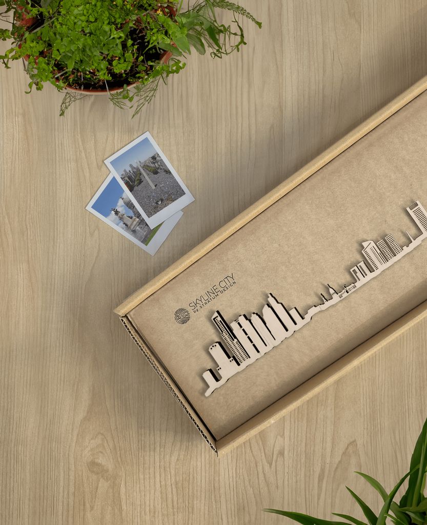 Skyline Buenos Aires skyline in wood - Skylinecity