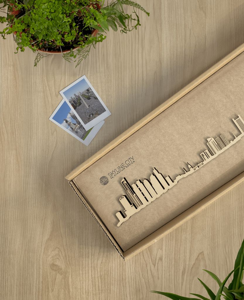 Skyline Buenos Aires skyline in wood - Skylinecity