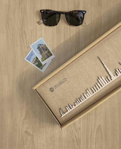 Skyline Dubái skyline in wood - Skylinecity