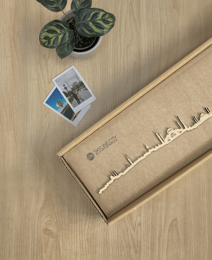 Skyline Estambul skyline in wood - Skylinecity