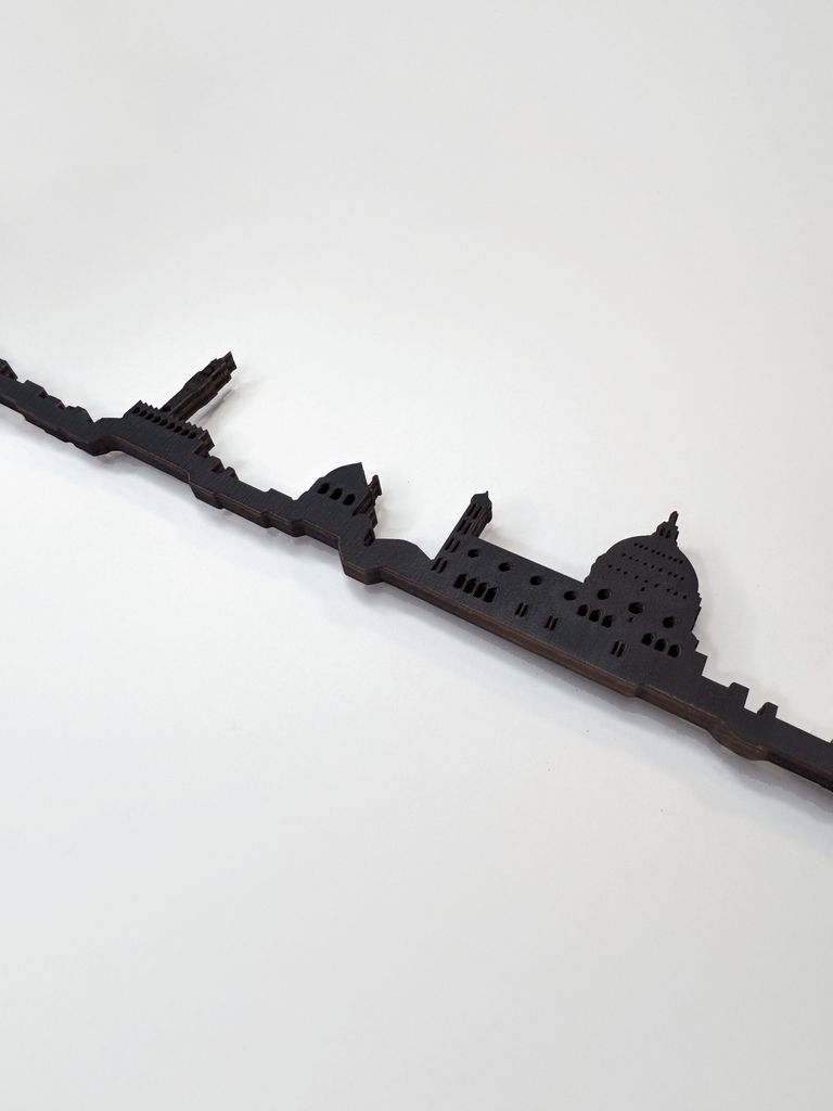 Skyline Florencia skyline in wood - Skylinecity