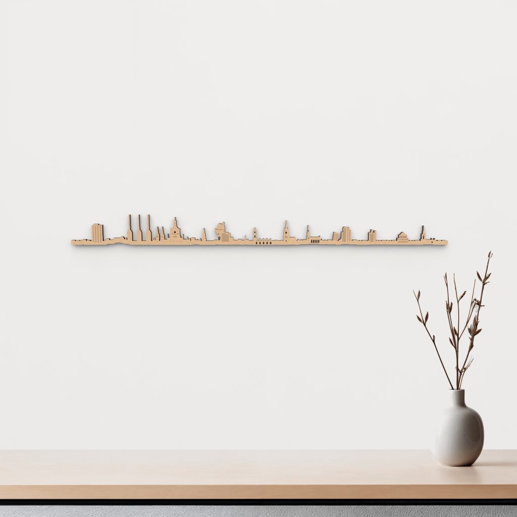 Skyline Hannover skyline in wood - Skylinecity