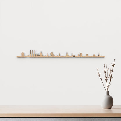 Skyline Hannover skyline in wood - Skylinecity