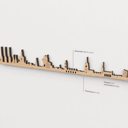 Skyline Hannover skyline in wood - Skylinecity