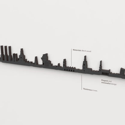 Skyline Hannover skyline in wood - Skylinecity