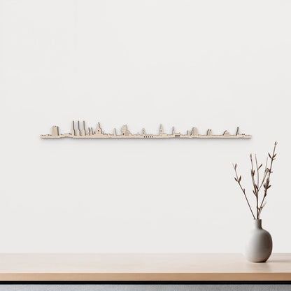 Skyline Hannover skyline in wood - Skylinecity