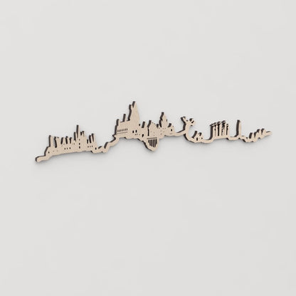 Skyline Hogwarts skyline in wood - Skylinecity
