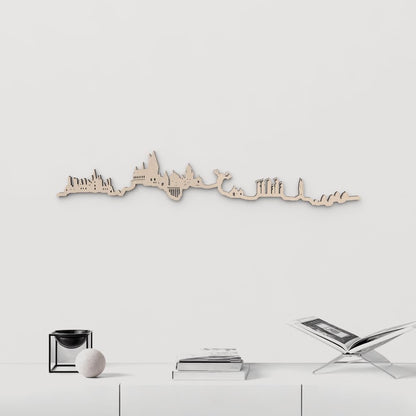 Skyline Hogwarts skyline in wood - Skylinecity