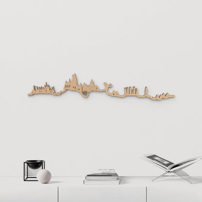 Skyline Hogwarts skyline in wood - Skylinecity