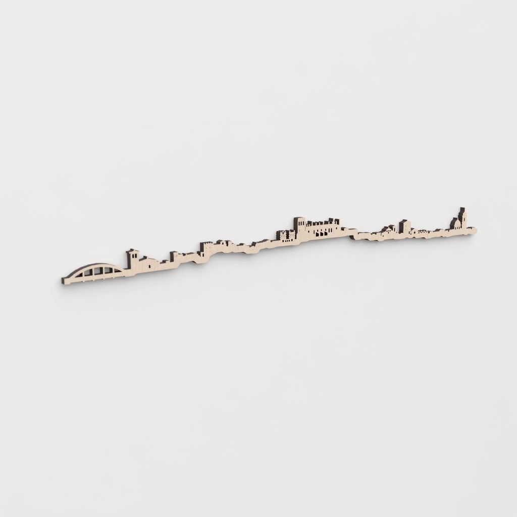 Skyline Huesca skyline in wood - Skylinecity