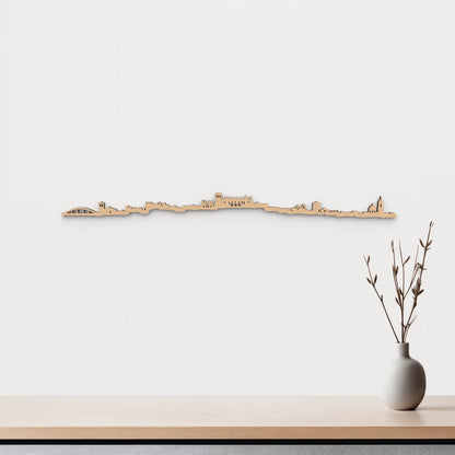 Skyline Huesca skyline in wood - Skylinecity