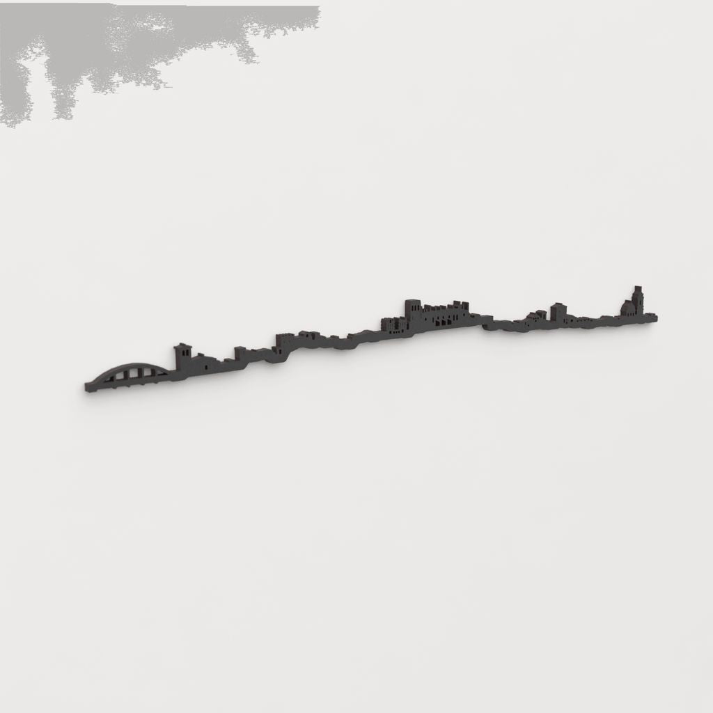 Skyline Huesca skyline in wood - Skylinecity