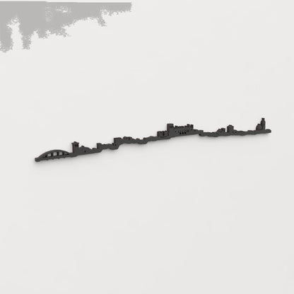 Skyline Huesca skyline in wood - Skylinecity