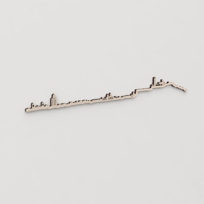 Skyline Lleida skyline in wood - Skylinecity