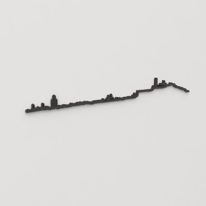 Skyline Lleida skyline in wood - Skylinecity