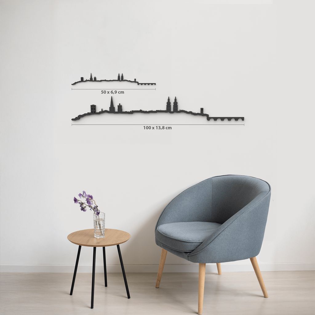 Skyline Logroño skyline in wood - Skylinecity