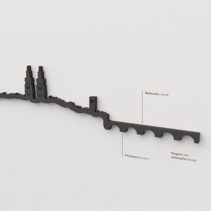 Skyline Logroño skyline in wood - Skylinecity