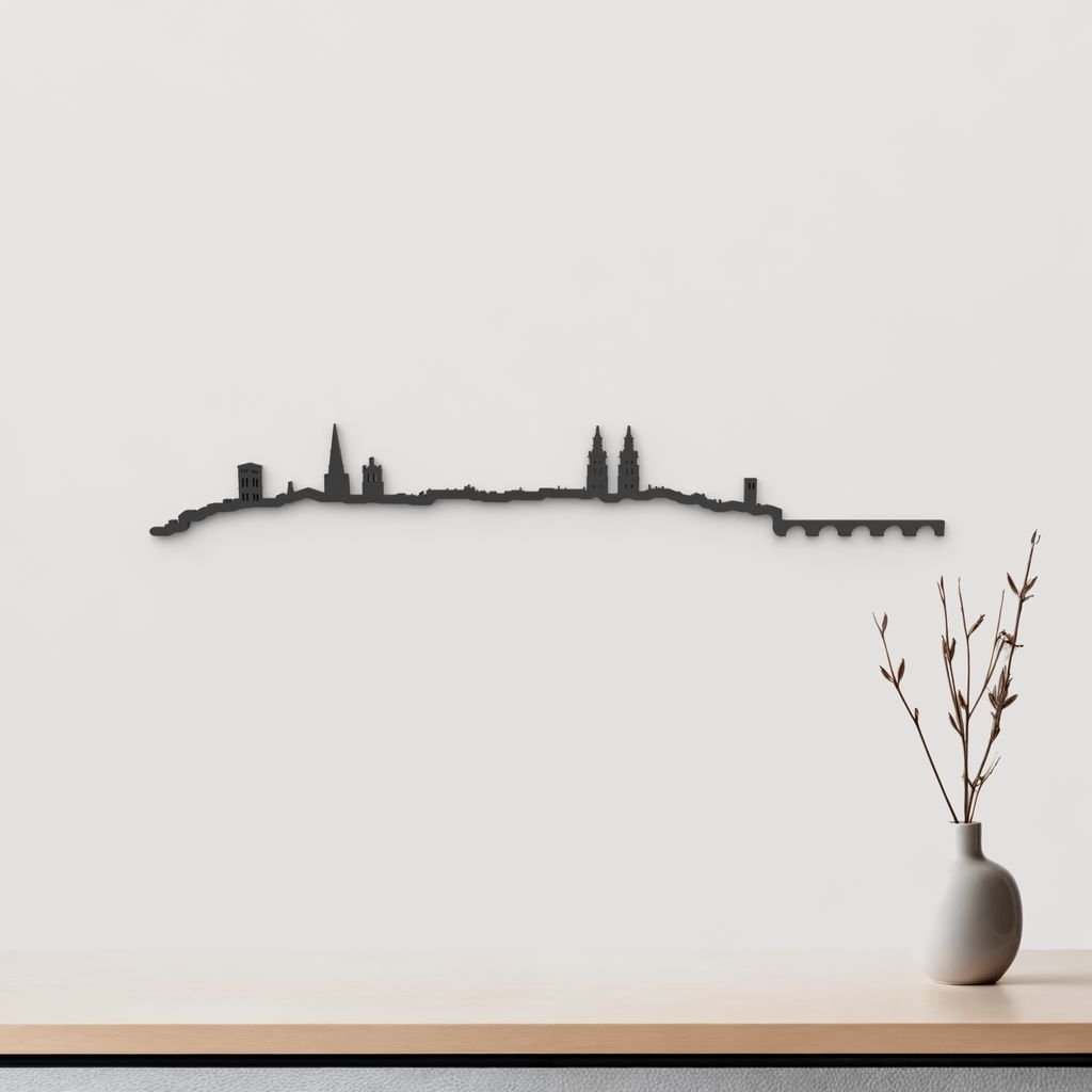 Skyline Logroño skyline in wood - Skylinecity