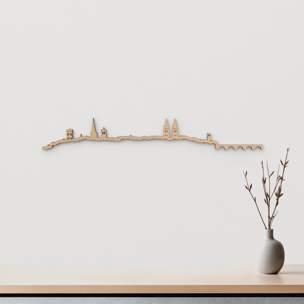 Skyline Logroño skyline in wood - Skylinecity