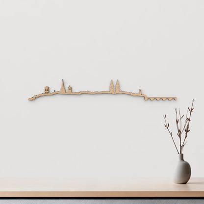 Skyline Logroño skyline in wood - Skylinecity