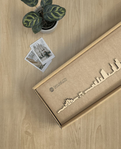 Skyline Milán skyline in wood - Skylinecity