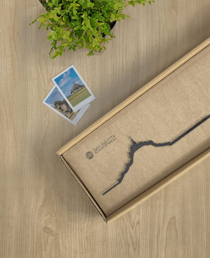 Skyline Mont Saint - Michel skyline in wood - Skylinecity