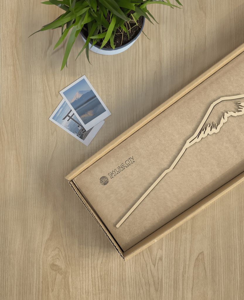 Skyline Monte Fuji skyline in wood - Skylinecity