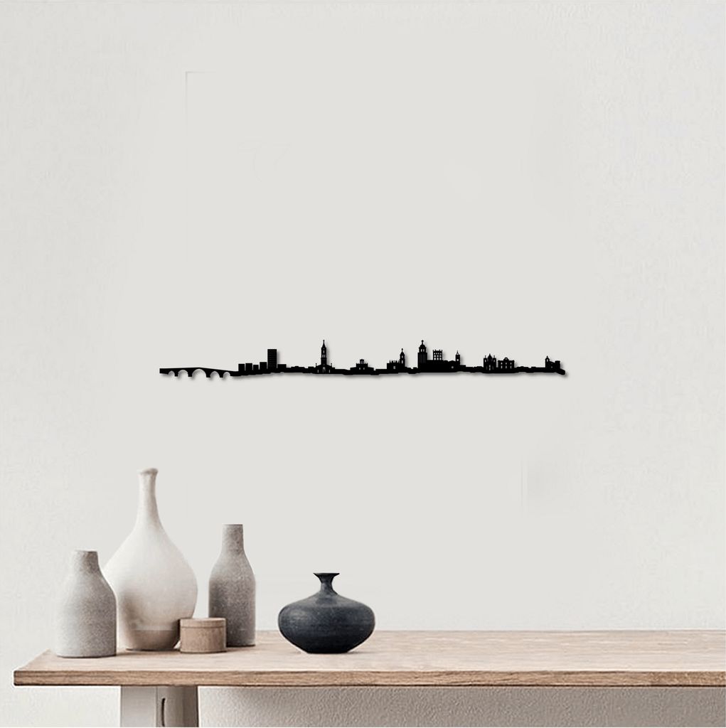 Skyline Ourense skyline in wood - Skylinecity