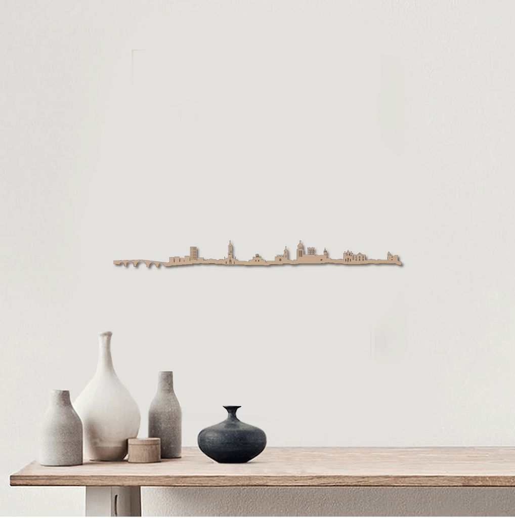 Skyline Ourense skyline in wood - Skylinecity