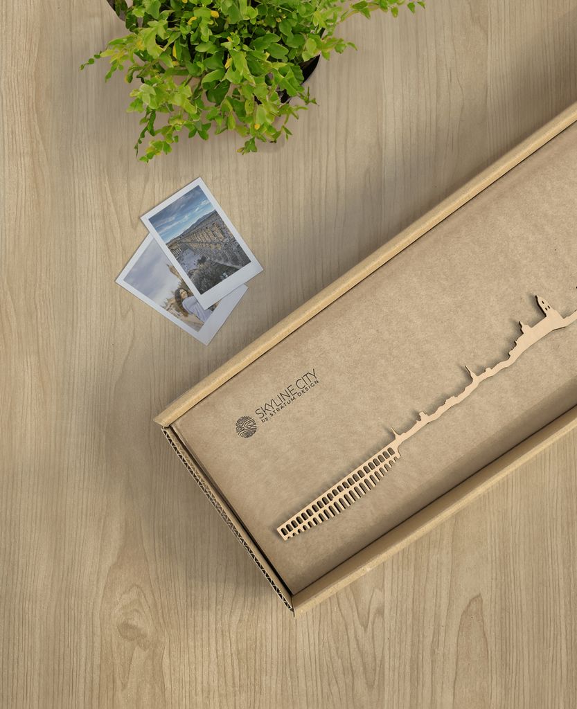 Skyline Segovia skyline in wood - Skylinecity