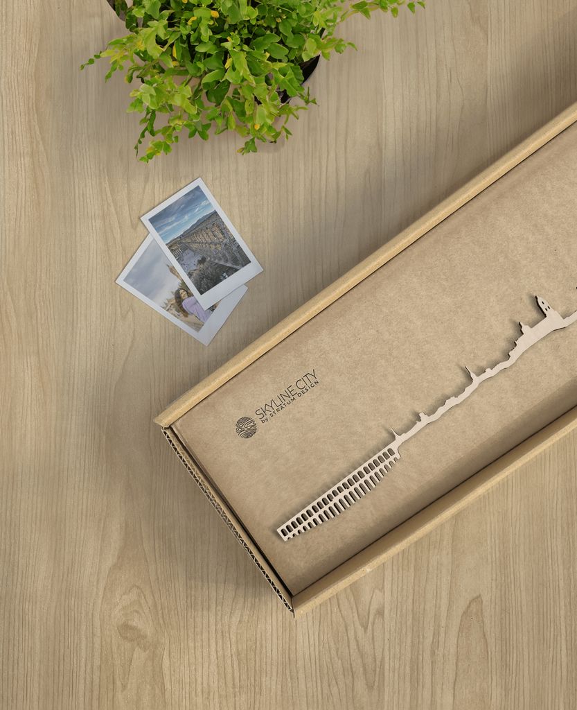 Skyline Segovia skyline in wood - Skylinecity