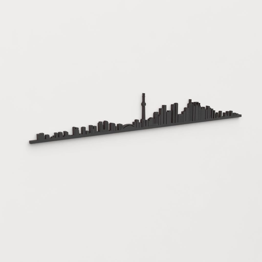 Skyline Toronto skyline in wood - Skylinecity