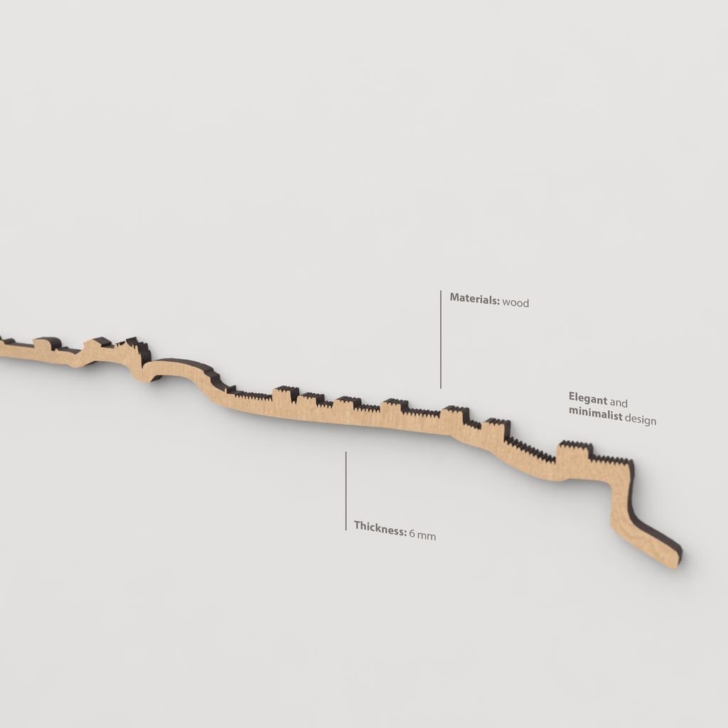 Textura de la madera marrón en el skyline Ávila.