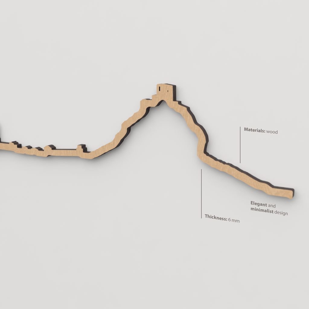 Textura de la madera marrón en el skyline Belmez.