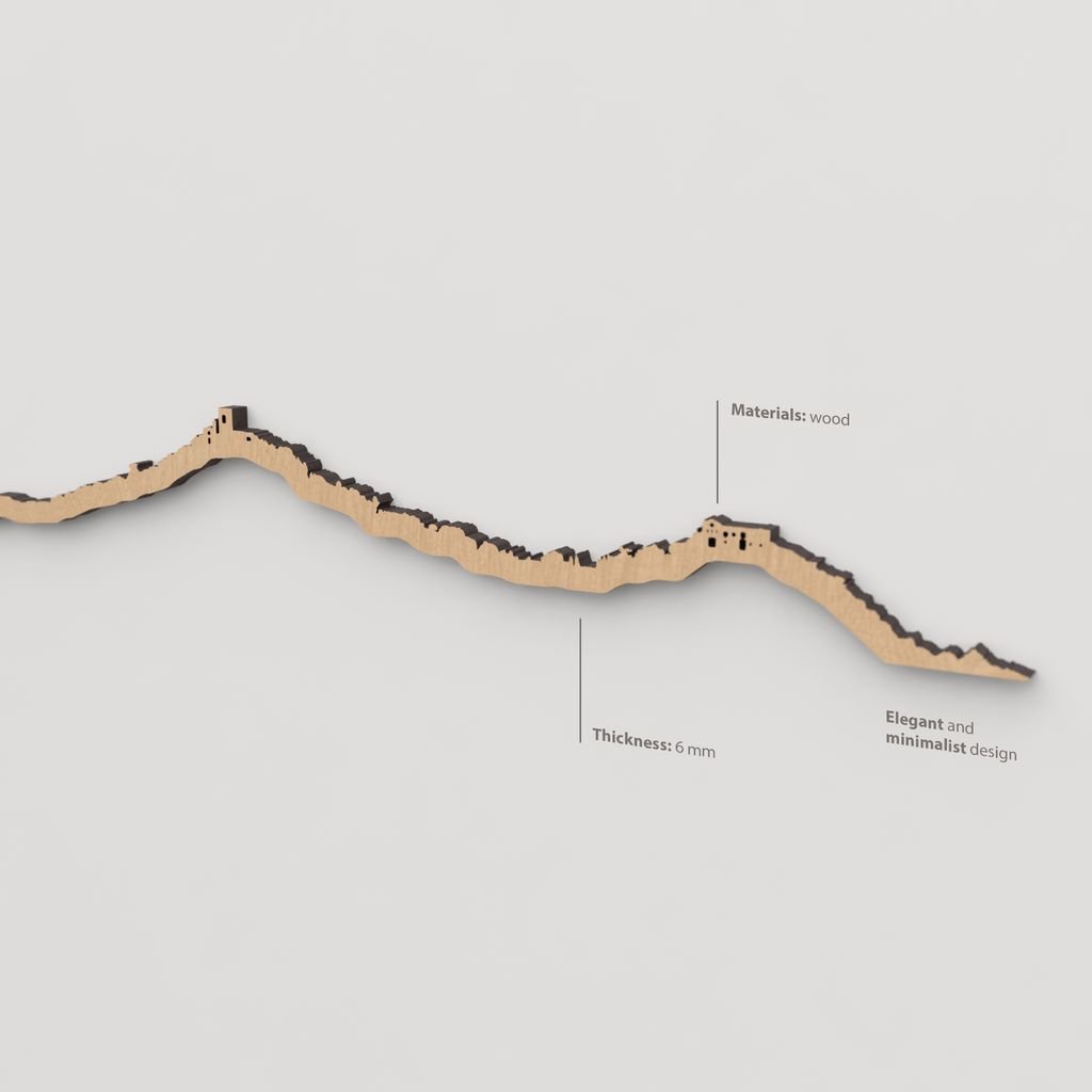 Textura de la madera marrón en el skyline Blanes.